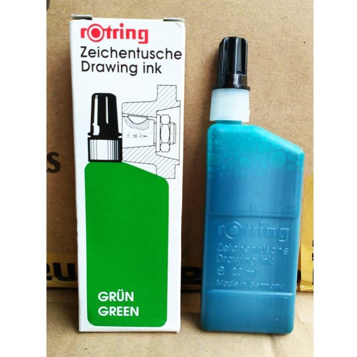 

Jual Tinta Rotring Ink Original Waterproof Hijau 23ml - Green Murah dan Berkualitas