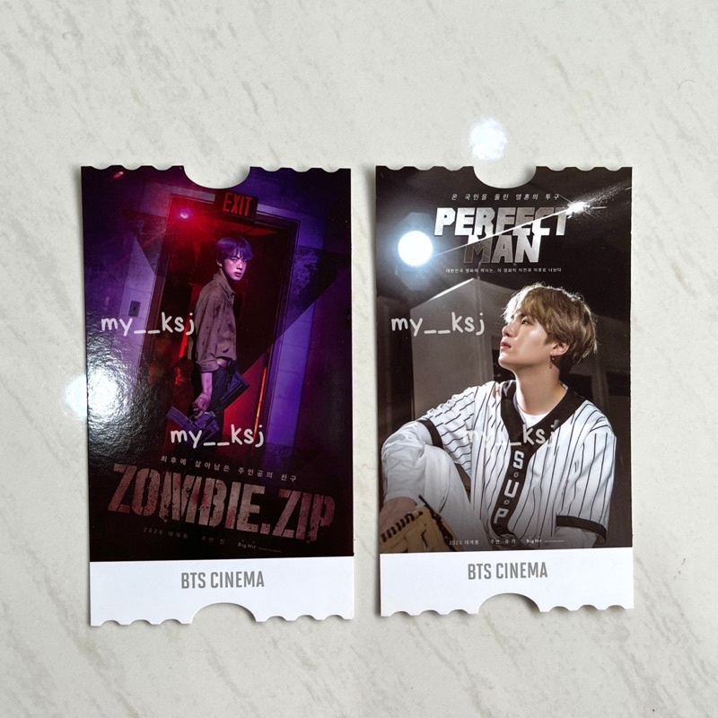 

PHOTO TICKET JIN YOONGI ARMY KIT 6TH