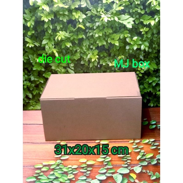 

KARDUS KARTON UK 31 X 20 X 15 CM... DIE CUT UNTUK PACKING AKSESORIS DLL, MODEL BOX PIZZA