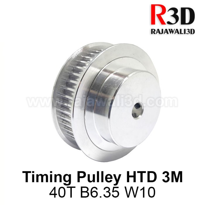 HTD3M Timing Pulley 40 Teeth Bore 6.35mm Belt 10mm