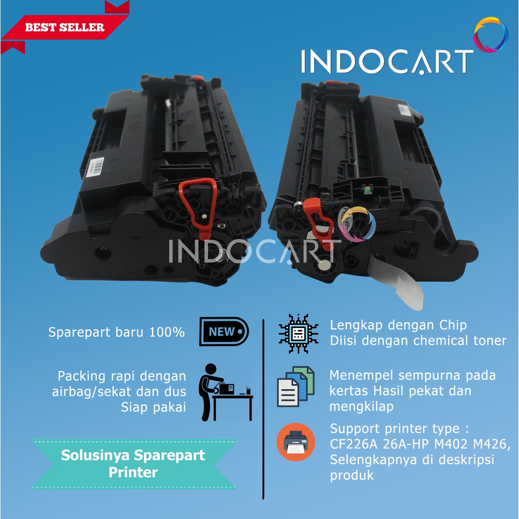 Toner Cartridge Compatible CF226A 26A-Printer LaserJet HP M402 M426