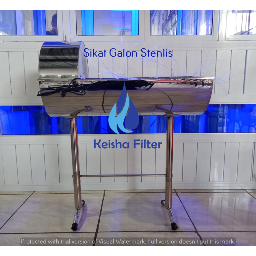 Set Mesin Sikat Galon Stainless