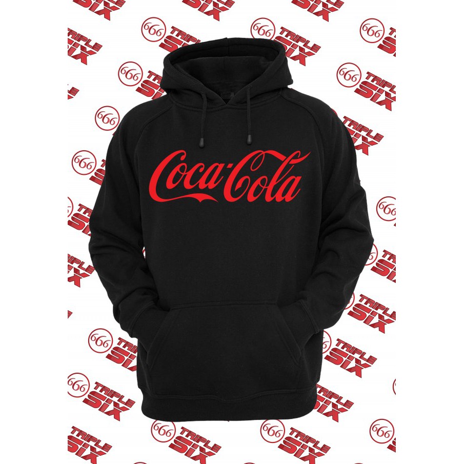 Jaket Hoodie Coca Cola logo