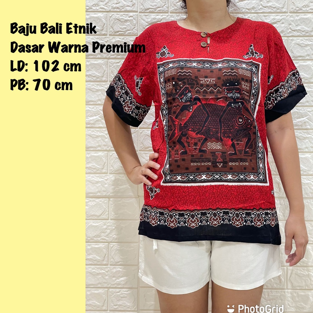 PROM0!!!BAJU BALI ETNIC RAYON PREMIUM UNISEX all size REAL PICT