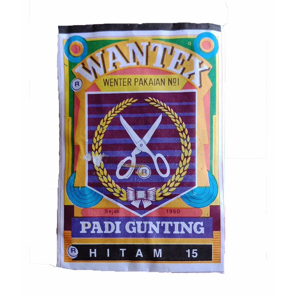 Wantex Pewarna Pakaian Jeans Padi Gunting 1 Bungkus ...