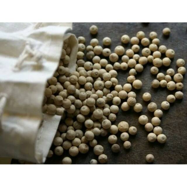 

Merica putih lada kalimantan 1kg super biji besar