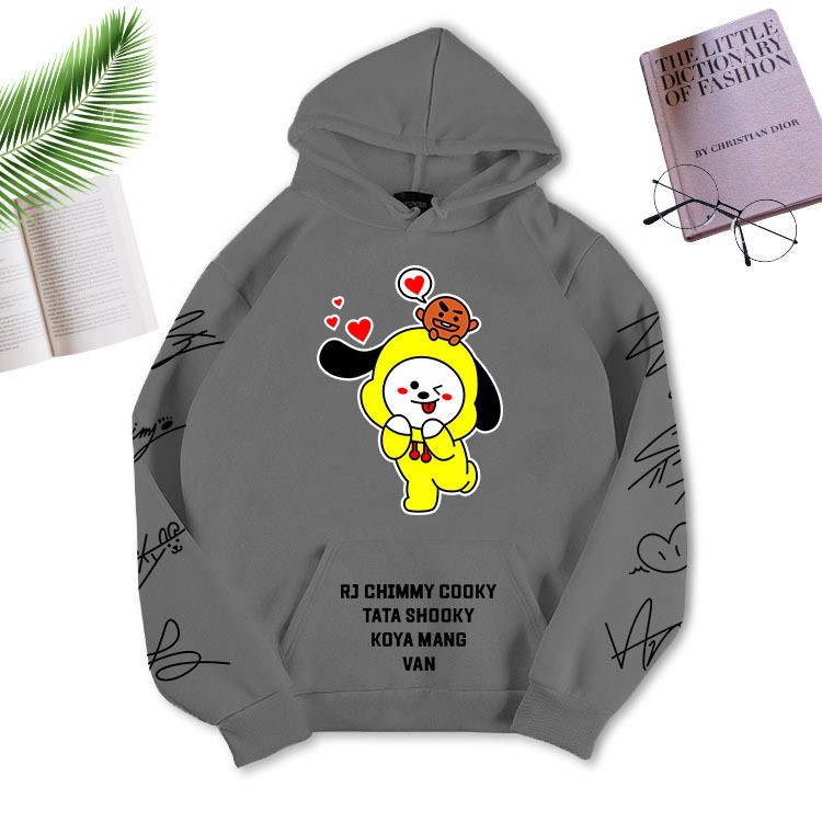 SWEATER HODIE LENGAN PANJANG CHIMMY BT21 TTD