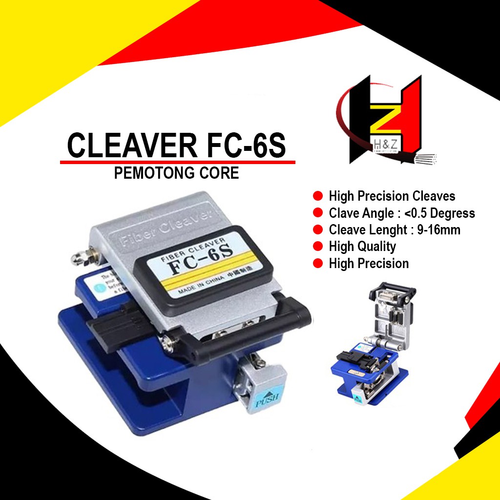 Cleaver FC-6S Fiber Optik Biasa /Fiber Cleaver FC - 6S Pemotong kabel FO