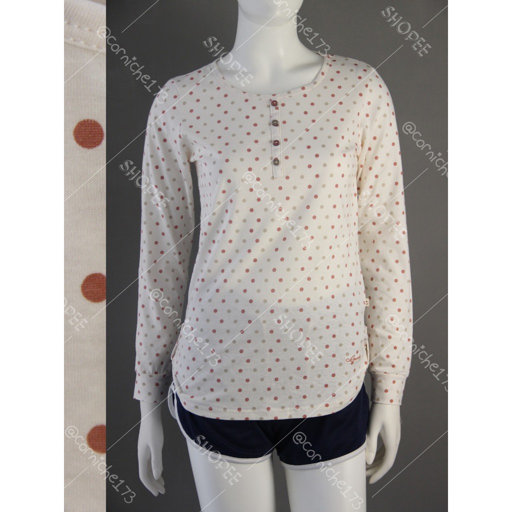 Corniche Novi Dot Tee Putih Tulang - TK231249