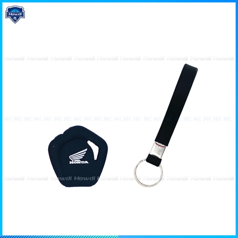 Cover Kunci Bahan Silikon Dengan Gantungan Kunci Untuk honda wave alpha 125i dash 125 ex5 future