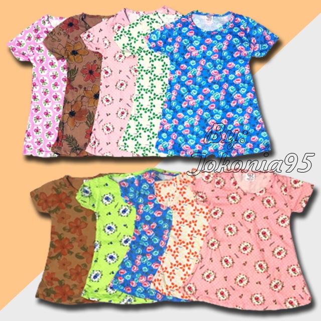 Daster Anak Motif - Dress Harian Anak Murah - Daster Alyssa