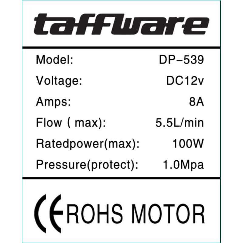 Pompa Air Set Kepala Semprotan 12V 100W Selang 8m Kabel Power 3m