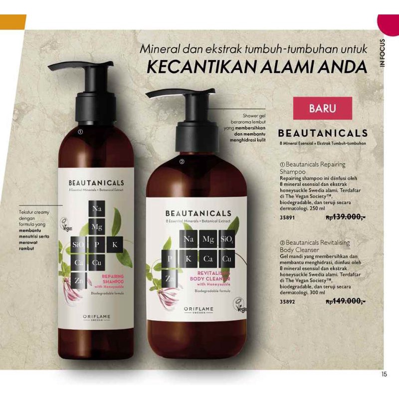 Beautanicals Tepairing Shampoo 250ml// Beautanicals Revitalising Body Cleanser 300ml