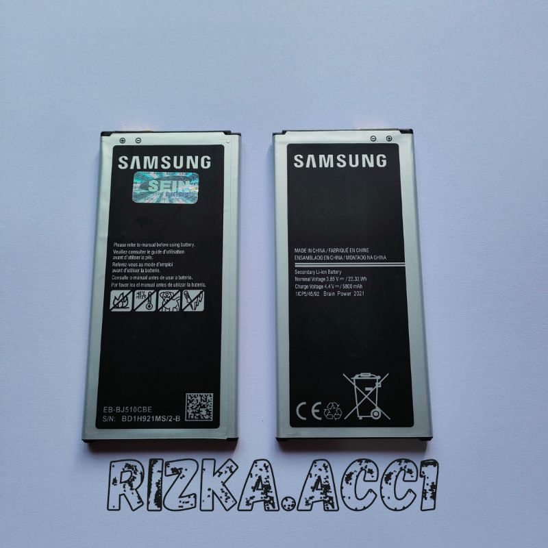 Baterai Batre Samsung Galaxy J5 2016 J510 EB-BJ510CBC/CBE Original Battery Handphone