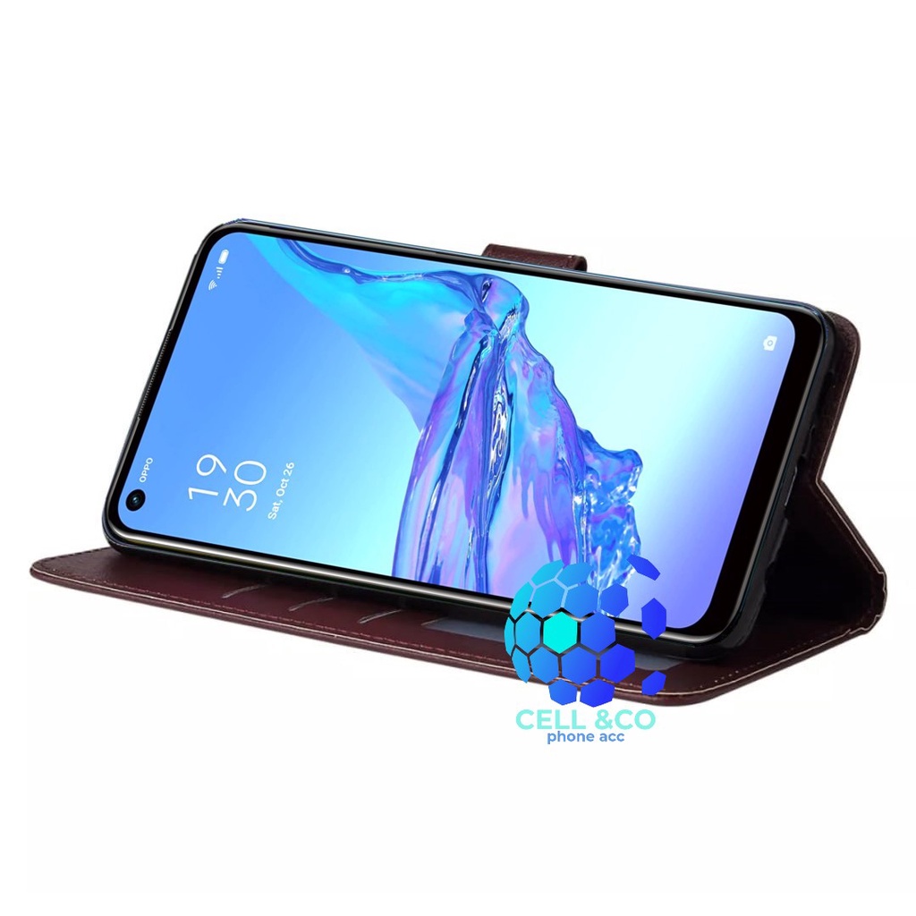 Flip cover NEW OPPO RENO 8Z 5G 2022 TERBARU Flip case buka tutup kesing hp casing hp flip case leather wallet