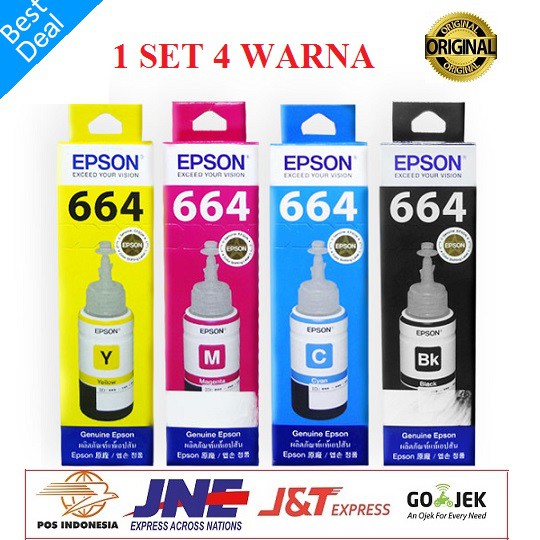 TINTA REFILL EPSON L100 L200 L110 L300 L350 L355 L1300 ORIGINAL