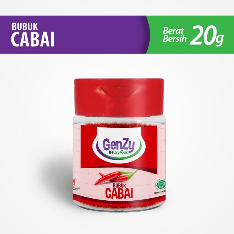 

GenZy Bubuk Cabai 20 Gram