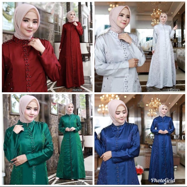 SALE ZR Maxi wulandari / Gamis marcel / maxi wanita muslimah