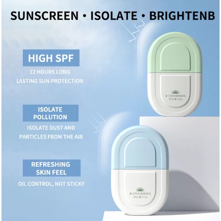 SEVICH Isolation Sunscreen Cream SPF50+ Brightening Sunblock Waterproof Sun