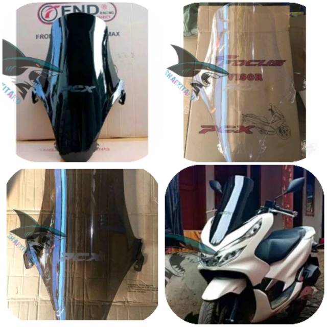 Visor  Honda PCX Model Tingi Windshield PCX Model tinggi