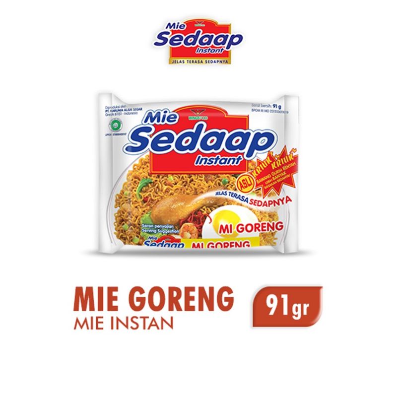 

SEDAAP Mie Instan Goreng Bag 90GR