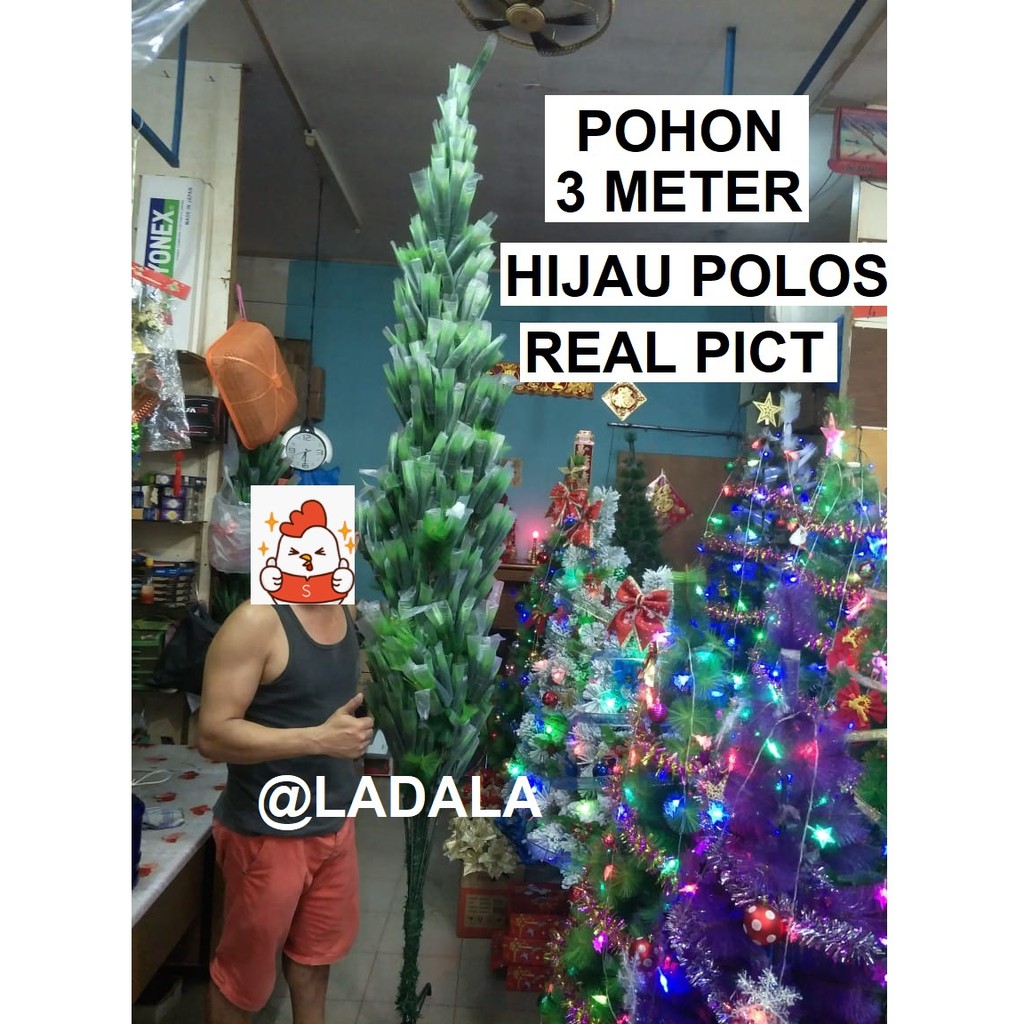 2,4Meter Pohon Natal HIJAU Jarum SALJU EMAS 8 feet 240CM Lebat 2,4M Murah M fit 8c 7AA 6AA 6C 7S 5AA tinggi besar terang 8feet 7feet 6feet P240 AA240