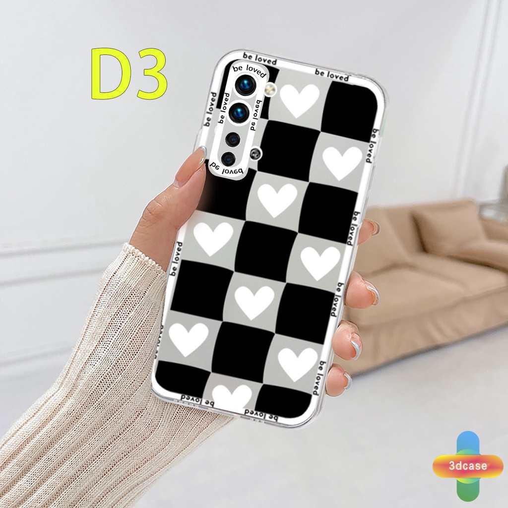 Soft Case Desain Hati Untuk Realme C35 C11 2021 C21Y C31 C15 C21 C25 C20 C3 C12 C2 C25S 5S 5 5S 5i C17 7i C1 C25Y C2 C3i 6i C20A realme Narzo 20 10 10A 20A 30A A7 A5S A15 A16 Y12 Y20 Y15S A03 Clear Couples Back Cover