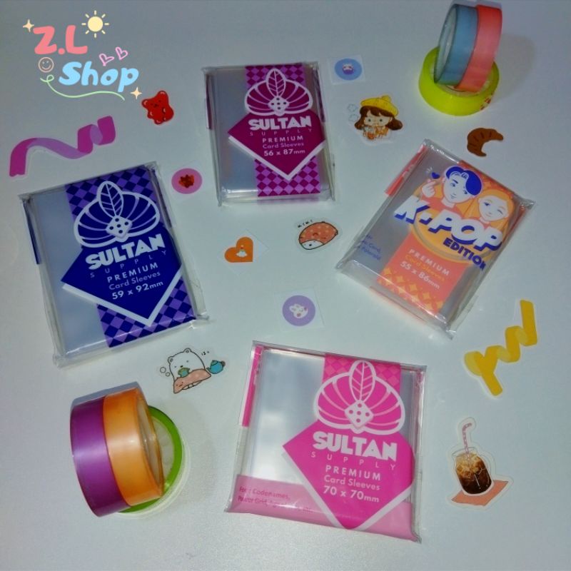 [Ready Stock] Sultan amethyst Card Sleeves/inner sleeve sultan Tebal 90 Micron