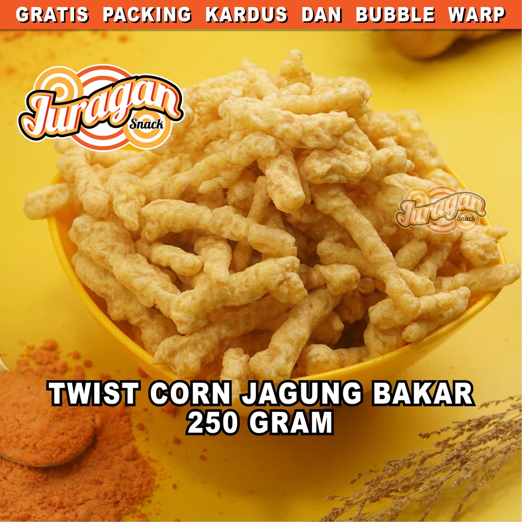 CHEETOS TWIST CORN JAGUNG BAKAR 250 gram snack kiloan makanan ringan jajanan cemilan camilan pedas asin gurih murah