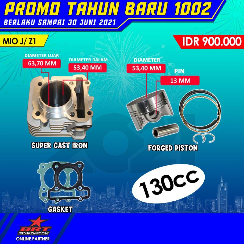 BLOK PISTON BRT MIO J DAN JUPITER Z1