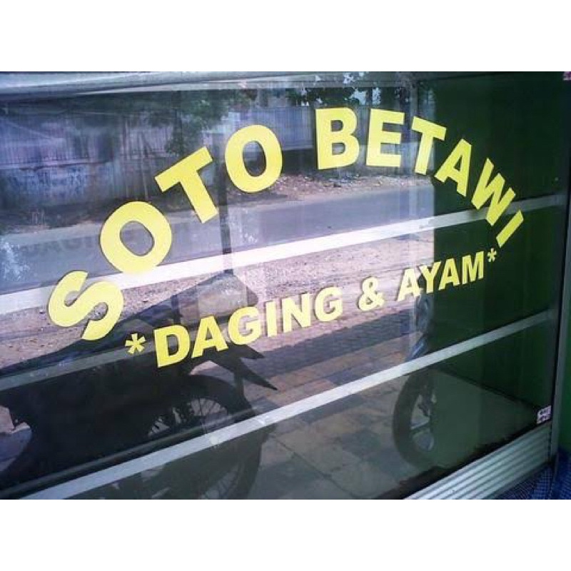 

Maribelanjakak Stiker Gerobak Stiker etalase Stiker kaca STELING