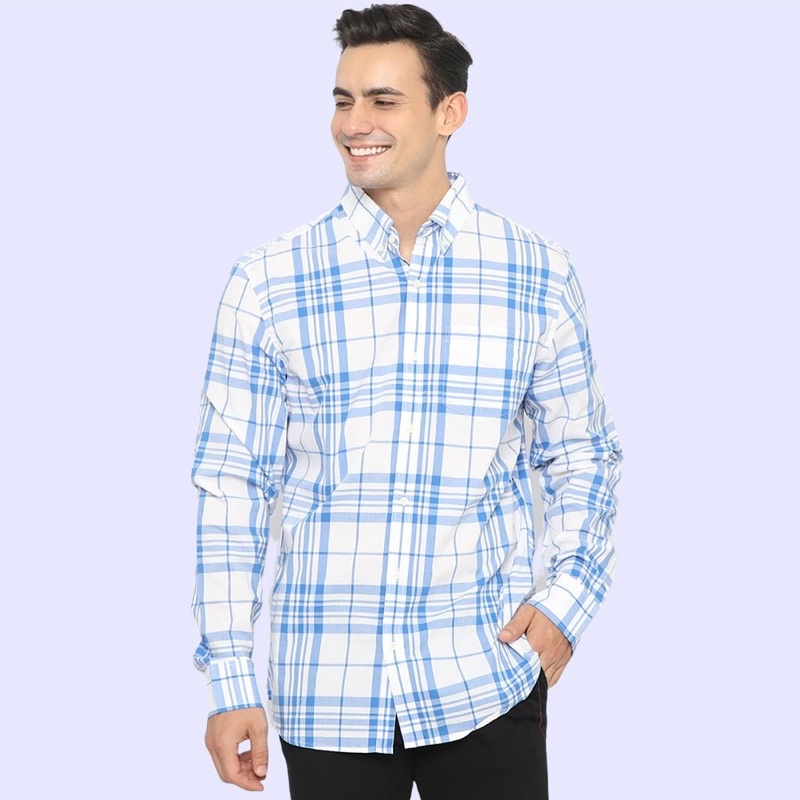 lovemecorner OLD NAVY MEN CLASSIC ORIGINAL KEMEJA PRIA LENGAN PANJANG CASUAL ORI FULL TAG FULL LABEL
