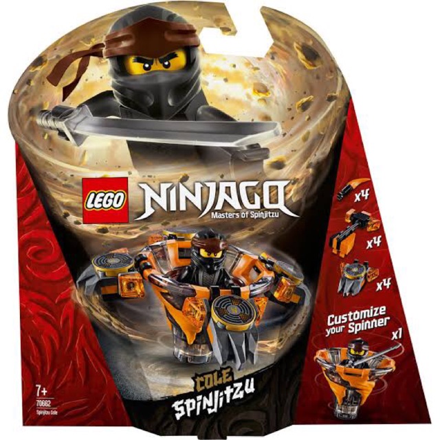 LEGO Ninjago Spinjitzu Cole - 70662