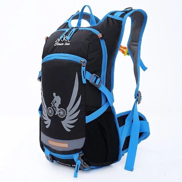 CLEVER BEES Tas Ransel Gunung Hiking Waterproof 18L - L37 - Blue