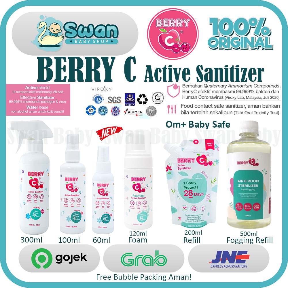 TEVO Berry C Active Sanitizer / Hand Sanitizer / BerryC / Fogging