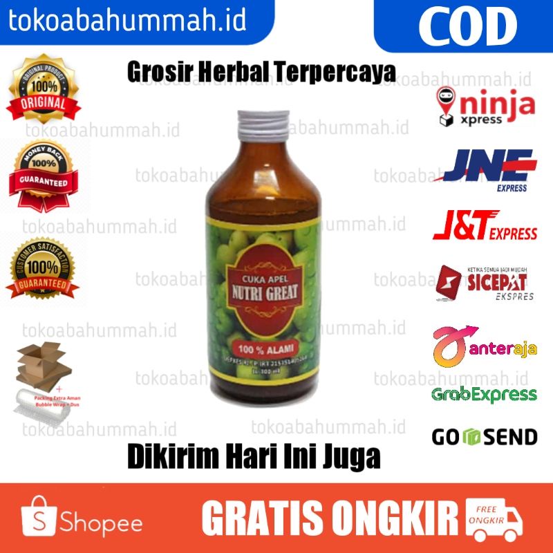 

Cuka Apel Nutri Great Original 100% Alami Bisa COD