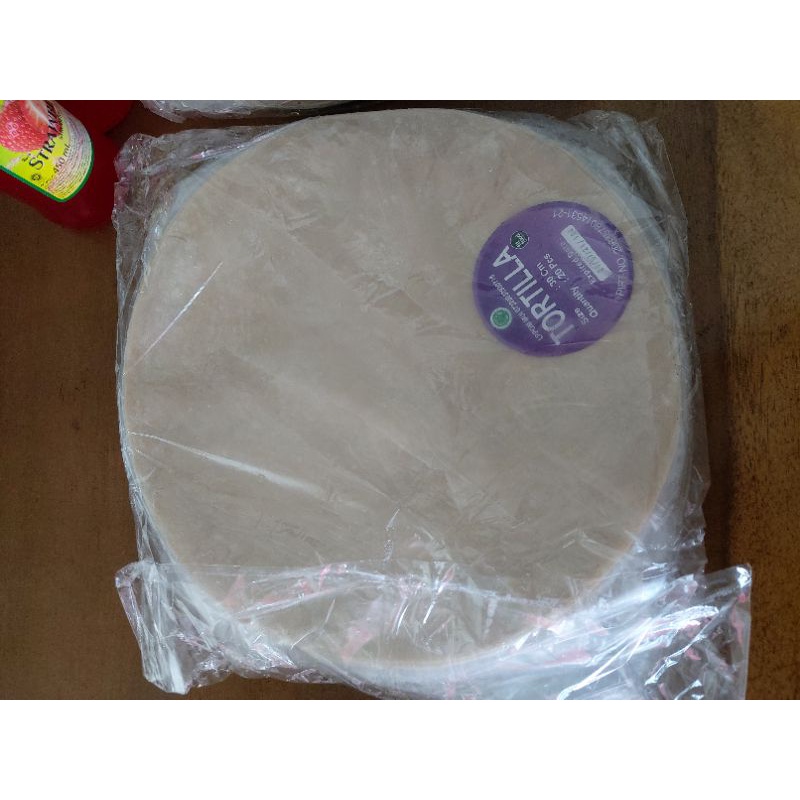 

kulit tortilla jumbo 30cm isi 20pcs