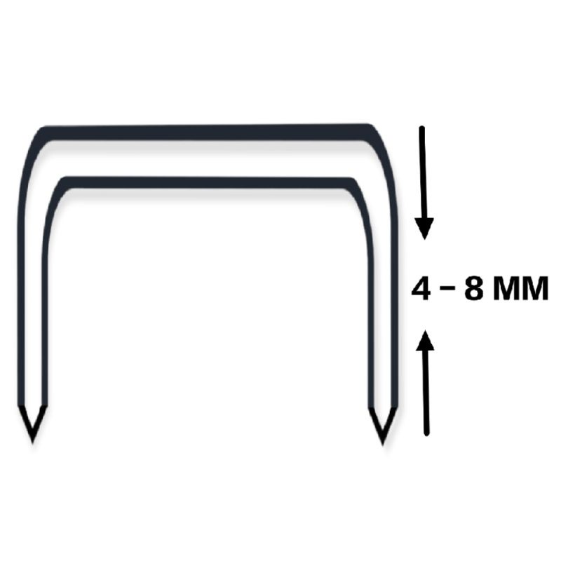 Staples Tembak / Gun Tacker / Staple Gun / Stapler Jok Motor / Staple Pasang Kulit Sofa / 4-6-8mm.