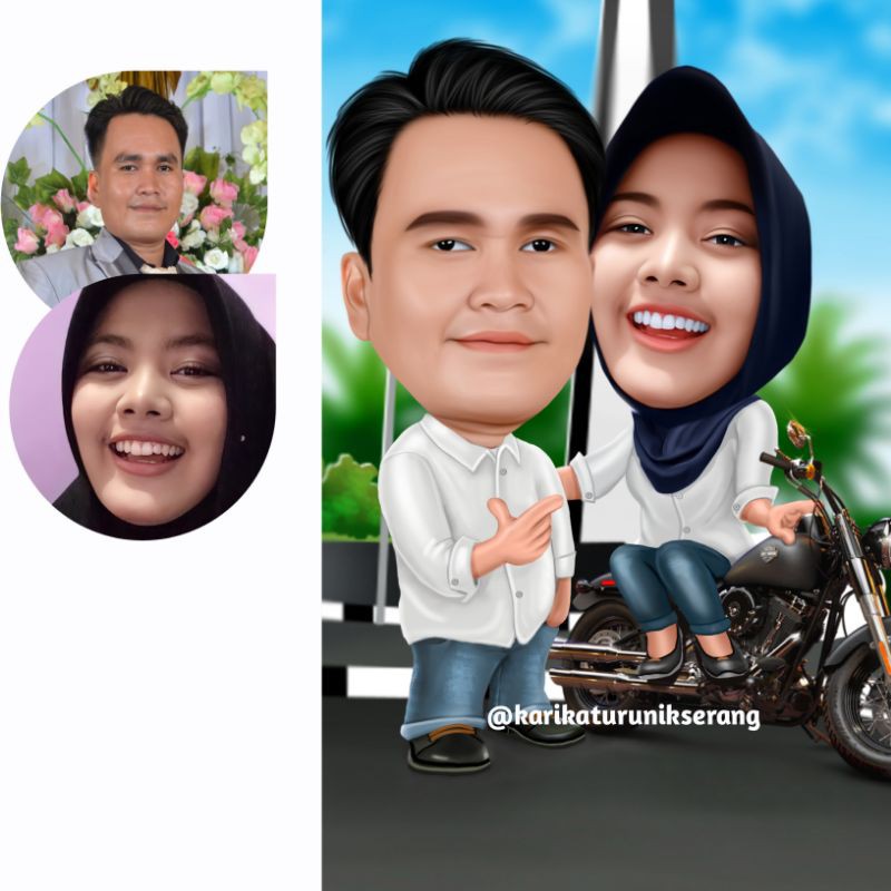 

(Hanya file) karikatur unik/Gift ultah/kado graduation/kado lucu/kado valentine