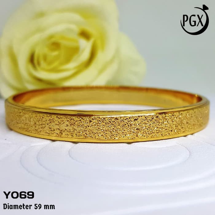 LMX Y69 Gelang Bangkok Bangle Cartier  Perhiasan Imitasi Xuping Lapis Emas Limited
