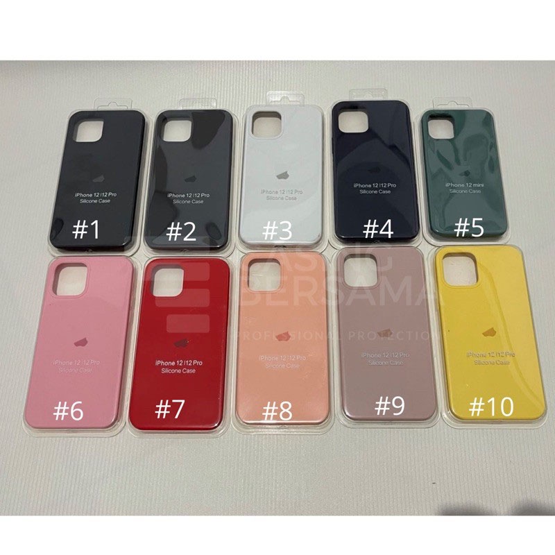 FULL CASE PREMIUM Iphone Silicone Untuk Apple 12MINI 12/12PRO 12PROMAX