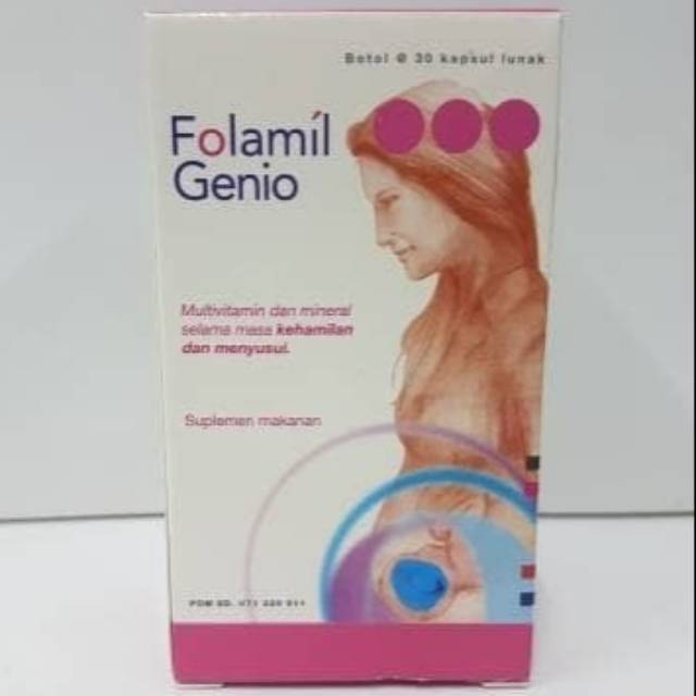 Folamil genio kapsul lunak isi 30'
