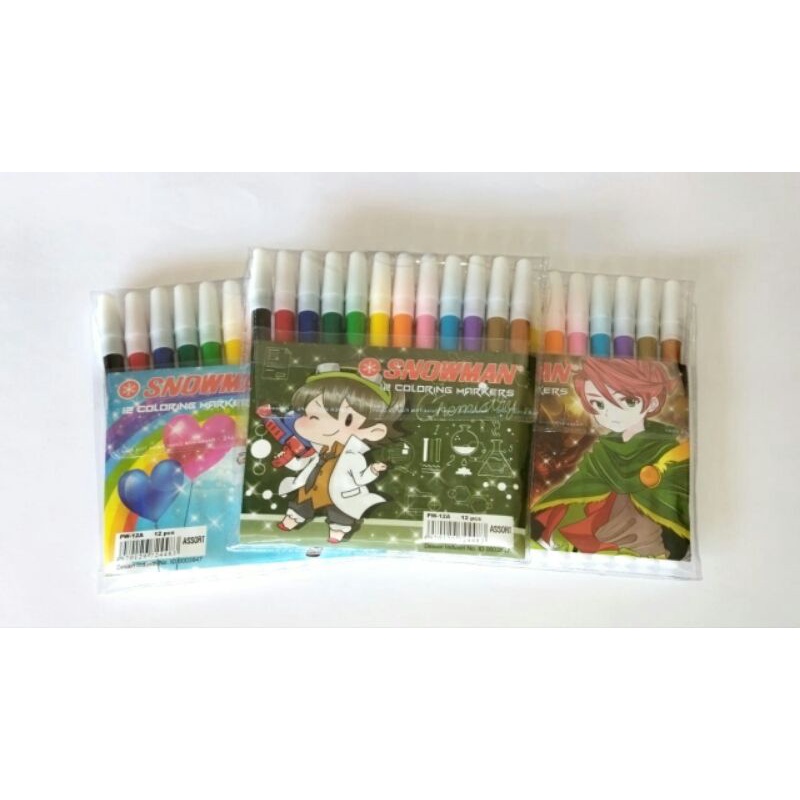

Spidol 12 Warna Snowman