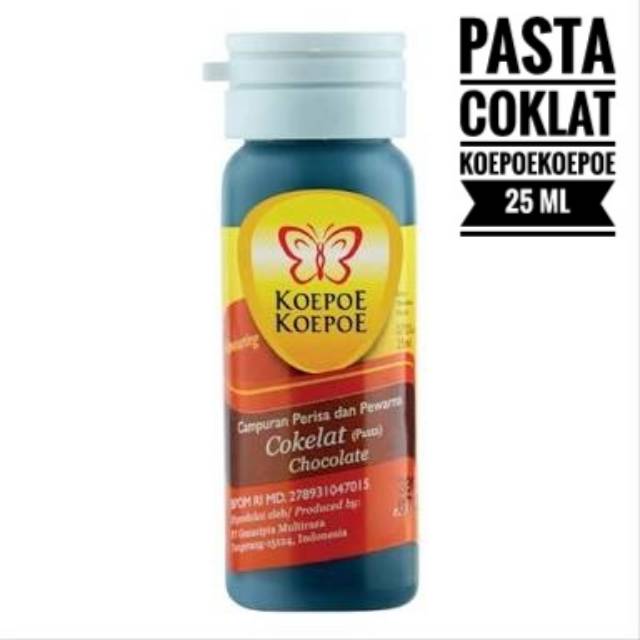 Pasta Coklat Koepoe Kupu / Essence Perisa Perasa Aroma Ekstrak Cokelat Chocolate Bolu Kukus Coklat