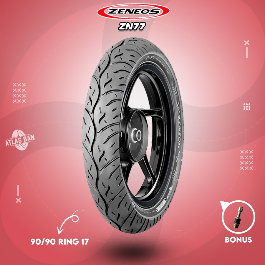 Ban Tubles Motor Bebek ZENEOS ZN77 90/90 Ring 17 Tubles