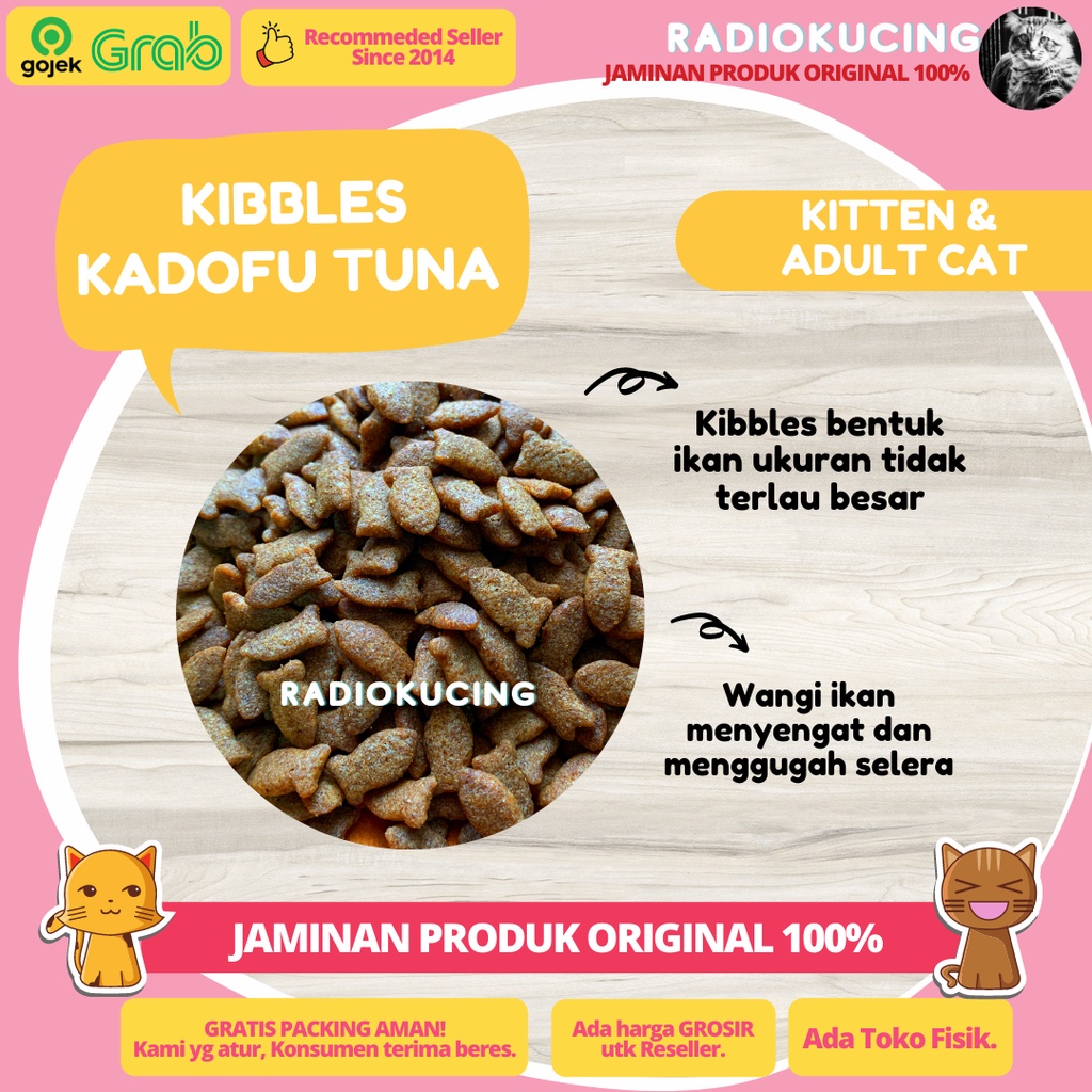 KADOFU Tuna 400 gr All Stages Makanan Kucing Semua Umur [ JUWIES RADIO KUCING ]