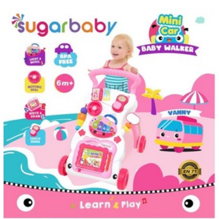 Sugar Baby Walker &amp; Table Push Walker Baby Walker Mini Car