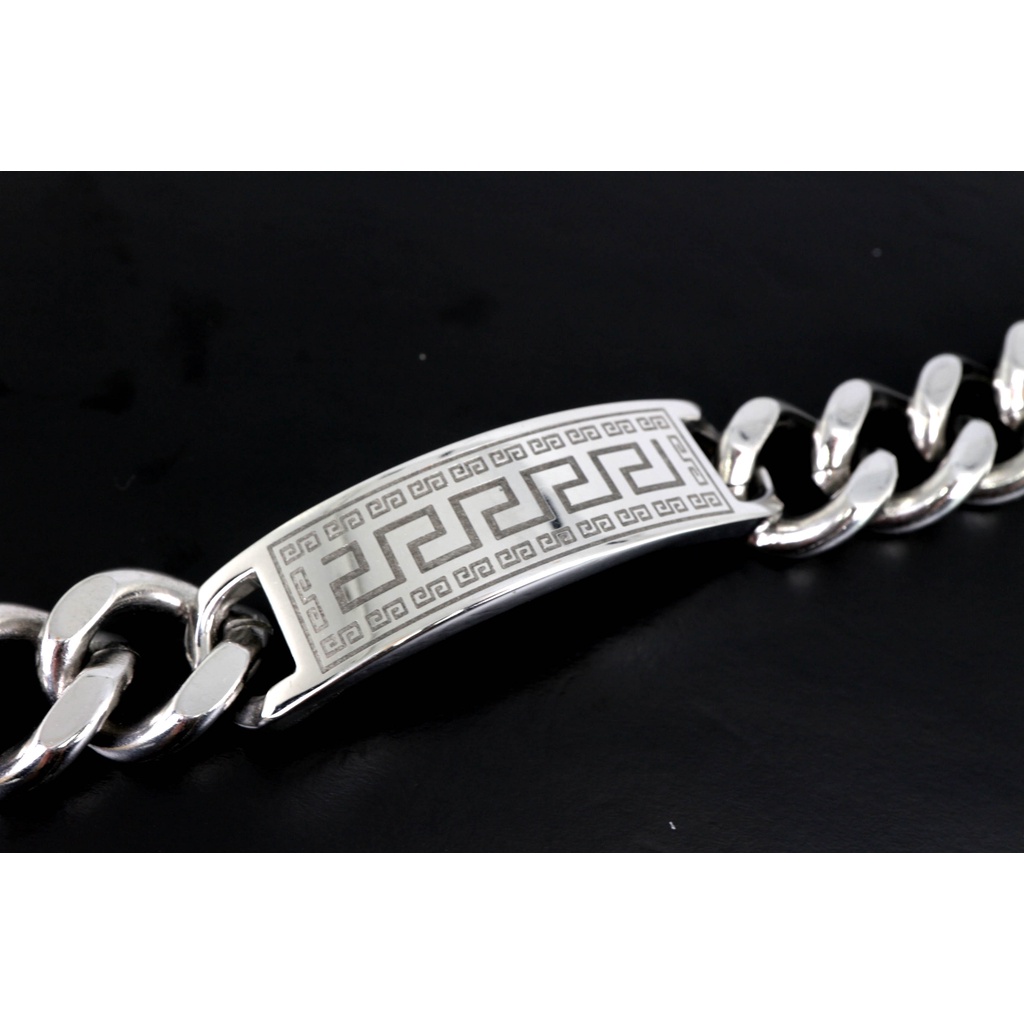 Gelang tangan pria besar titanium