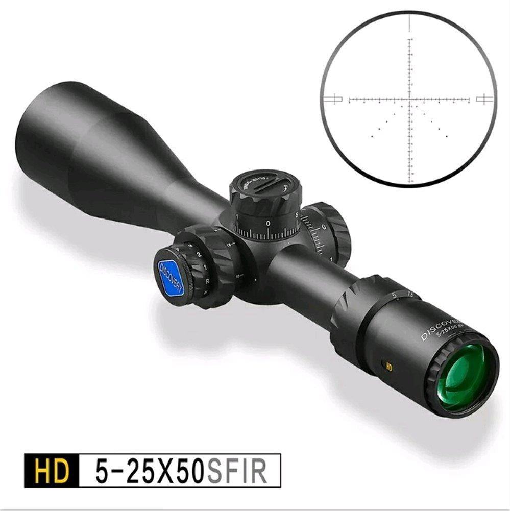 Teleskop Senapan NEW DISCOVERY HD 5-25x50 SFIR DWLT SFP Telescope DISCOVERY Fuul Tactical Optics