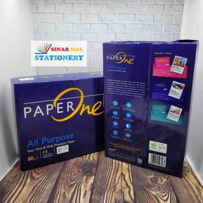 

Best Product!!! Kertas Paper One F4 80 Gram Kertas Hvs Premium Kertas Foto Copy (Rim) - Paling Dicari